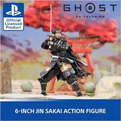 PlayStation Ghost Of Tsushima Jin Sakai Samurai Action Figure Accessories 6 In