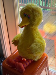 Talking Big Bird Vintage 1986 Story Magic Ideal Sesame Street – Works!
