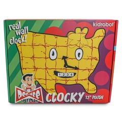 Pee-Wee’s Playhouse CLOCKY 13″ Plush Wall Clock Peewee Herman Brand-New KidRobot