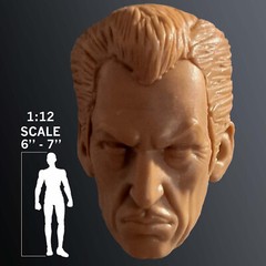 Dr. Phibes House Of Wax Vincent Price Custom Head Cast 1:12th scale