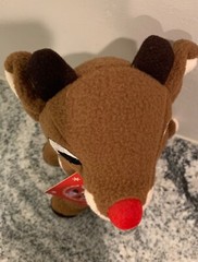 9 1/2″ 50 Years Rudolph The Red Nosed Reindeer Scarf Logo Soft Plush Dandee NWT