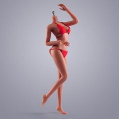 US ANT 1/6 T303H Dark Skin Slim Girl 12″ Female Seamless Action Figure Body Toys