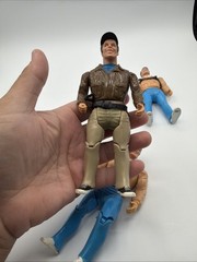 1983 Lot Of 2 The A-Team Murdoch Mr T John Hannibal Smith 6 Inch Figures A Team
