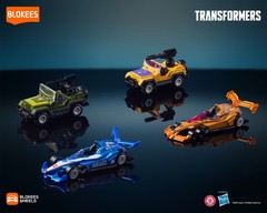 Blokees Wheels Transformers C01 Roll Out Sealed PDQ of 12 IN STOCK US SELLER NEW