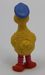 Vintage 1987 Big Bird Post Office Mailman Sesame Street Figure 3.5″