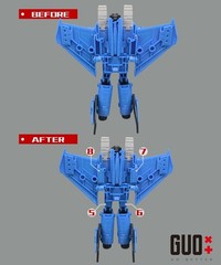 3D DIY Heel, Filler Upgrade Kit For SS86 Thundercracker Accessories – GO Better