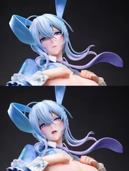 NEW Anime Figure Yukino Snow Reverse Bunny Girl PVC Model Statue Unbranded 30cm