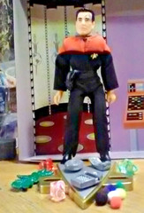 Custom Mego Star Trek VOYAGER Chakotay Figure & More