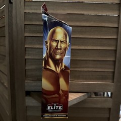 WWE Elite 125 THE ROCK FINAL BOSS Gold Statue Walmart Collector’s Edition Mattel