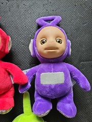 Mighty Mojo Teletubbies Talking Plush Purple Red Green NO Yellow