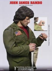 John Rambo SlyStallone Shop Kaustic Plastik 1/6 Super rare figure