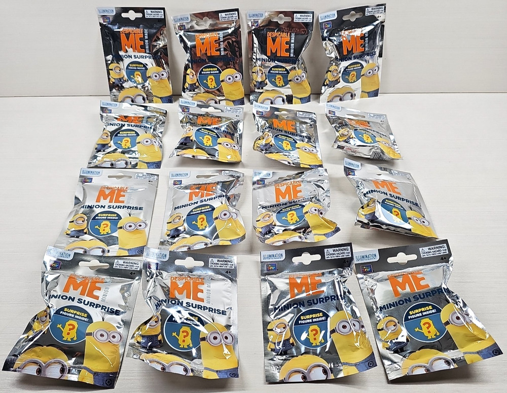 16 Despicable Me Minion Made Surprise Blind Bag Mini Figure Lot Brand New Sealed