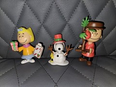 Peanuts Charlie Brown Snoopy Linus PVC Vinyl Figures Christmas Tree Holiday Lot