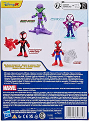 Marvel Web-Slinging Adventure Set, 3-Inch-Scale (7.6 Cm) Action Figure Set, Spi