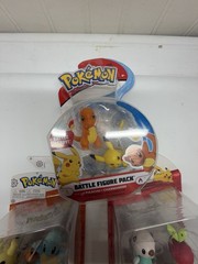 Pokemon Battle Figures Lot 3 Packs of Pokemon Starter Pairs Pikachu Charmander S