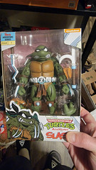 NECA TMNT Adventure Series Slash Turtle Action Figure w/ Machete Green/Brown