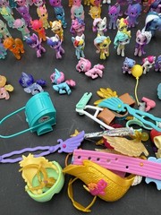 Huge My Little Pony Lot Of 96 Figures Various Styles And Years Plus Accessories