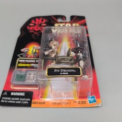 Vintage Hasbro Star Wars Episode I Pit Droids 3.75in Action Figure 2-Pack 1999