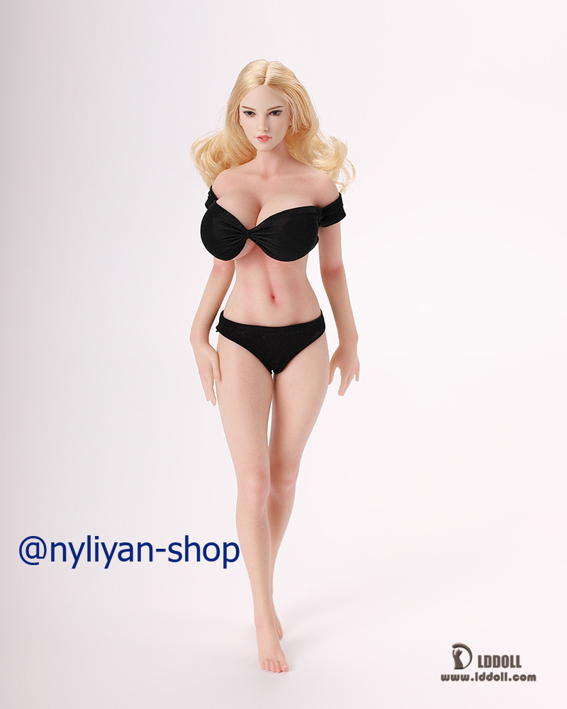 LDDOLL 29XL 1/6 Light Pink Seamless Silicone Body Doll Fit Female KT Head Toys