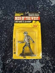 Men of the West Wyatt Earp metal die cast collectible historical