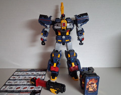 Metal Cardbot W Season3 SOLIDHORN 2-in-1 Transform Robot Action Figure New Fast
