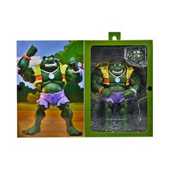 NECA TMNT Napoleon Bonafrog 7″ Action Figure Extra Heads Hands VHS-Inspired