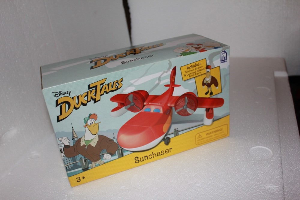 Disney Duck Tales Sunchaser Airplane Launchpad McQuack Ducktales Box Set