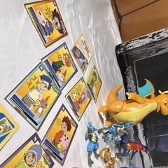 Pokémon Plastic Figure Set Lot w/ Dragonite Lucario Garchomp Eevee Charmander