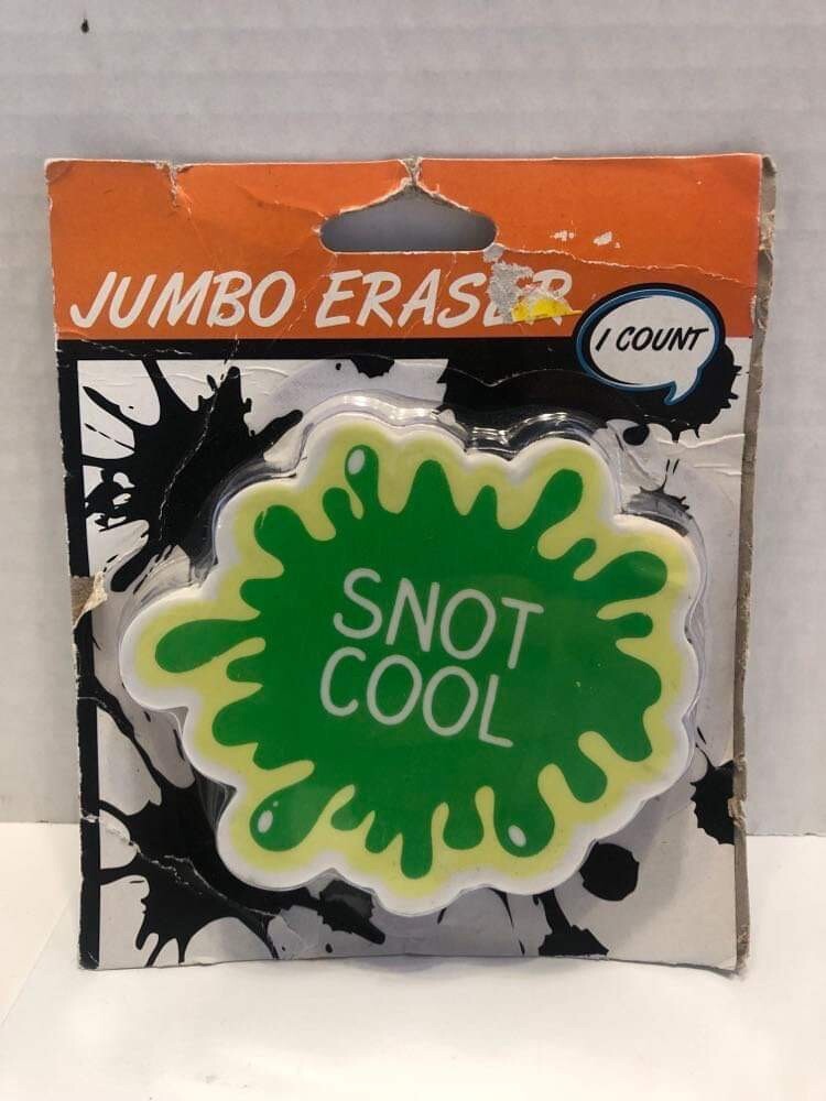 Jumbo Puzzle Eraser ‘Snot Cool’
