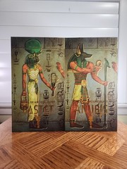 Four Horsemen 2024 Figura Obscura Gods of Ancient Egypt Anubis & Bastet