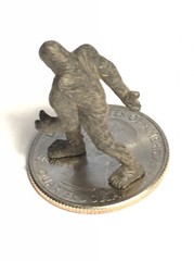 TINY BIGFOOT FIGURINE 1 INCH MINI SASQUATCH MICRO FIGURE 2.5 CM TOY HO SCALE
