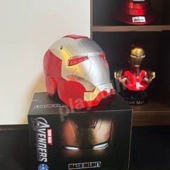 Iron Man Helmet Mk5 Electric Touch Control Helmet 1/1 Cosplay Led Eyes Mask