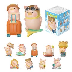 TOP Lulu The Piggy Blind Box Figures – Travel Series Home Desk Decorations Toys