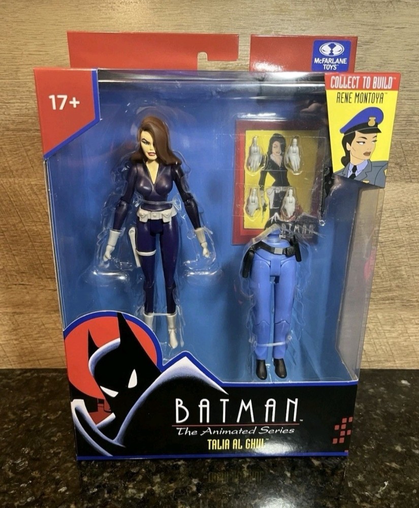 McFarlane DC Batman Animated Series BTAS TALIA AL GHUL with Rene Montoya BAF