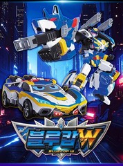 Metal Cardbot W HEAVY IRON W+BLUE COP W+PHANTOM HORNET+TIGUN 4-Robots cars set
