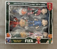 FIFA World Cup Soccer Football Player Mascots Action Figure Set 6-Pack New In