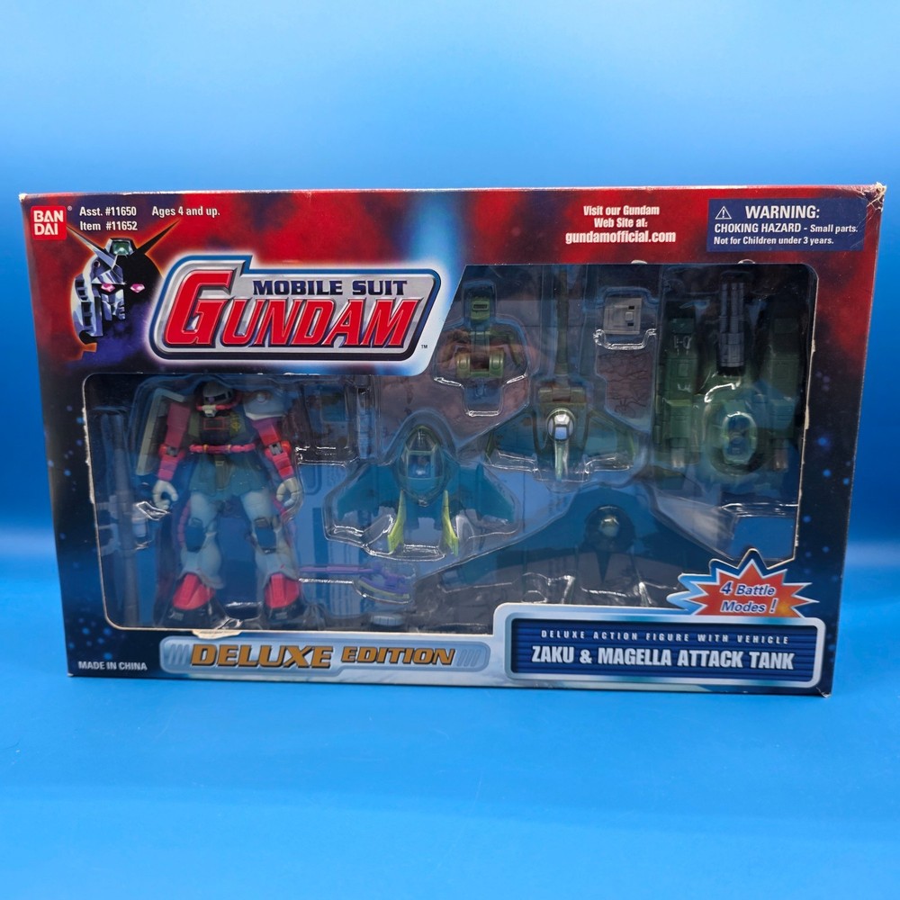 *OPEN* Gundam Deluxe Edition Zaku & Magella Attack Tank Vehicle NiSB MSIA RED