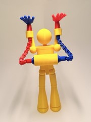 Player Action Figure , 3D Printed Gamer Gift custom inspired poppy playtime