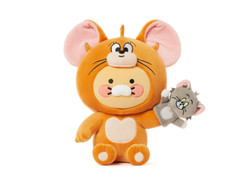 [KAKAO FRIENDS x Tom & Jerry] Chunsik Plush w/ Tom Puppet – Korea Limited Collec