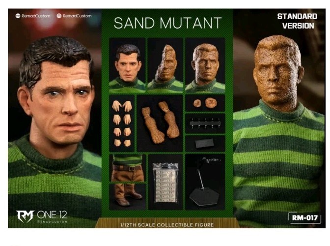 Remad Custom Sand Mutant 1/12 Scale Sandman 6″ Figure “NEW & I SHIP DAILY”