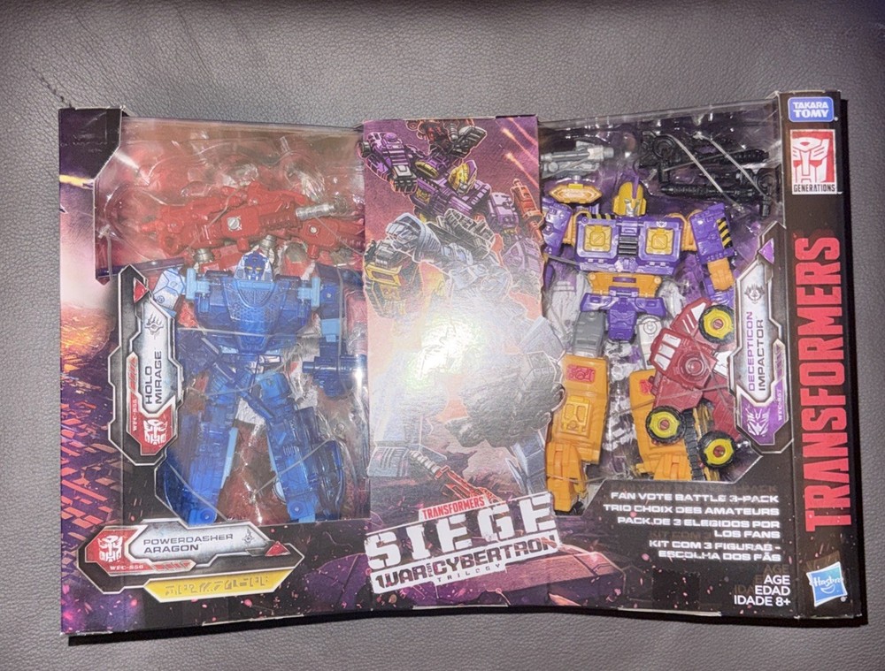 Transformers SIEGE War for Cybertron Trilogy: Mirage, Aragon, Impactor🔥