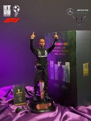 Lewis Hamilton 7x Champion Mercedes F1 1/6 Figure & Car Model – In Stock