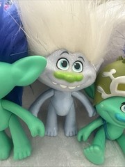 Dreamworks hasbro 2015 troll Movie dolls 4-5 “ Lot Of 4 Poppy Branch Guy DJ