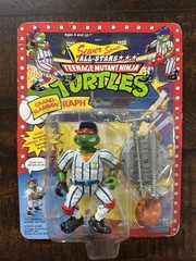 1991 Grand Slammin’ Raph Baseball TMNT Teenage Mutant Ninja Turtles Playmates