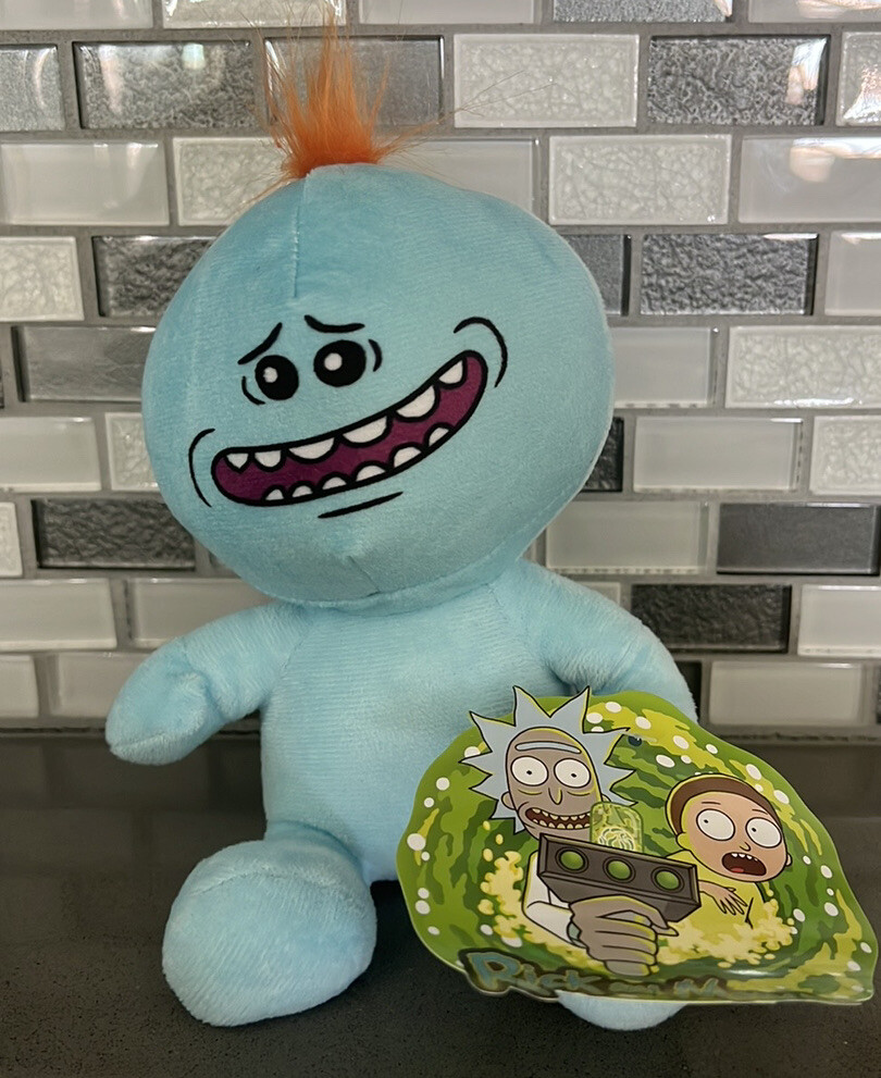 Rick and Morty / MR. MEESEEKS Plush Doll Figure Officially Licensed 8” BRAND NEW