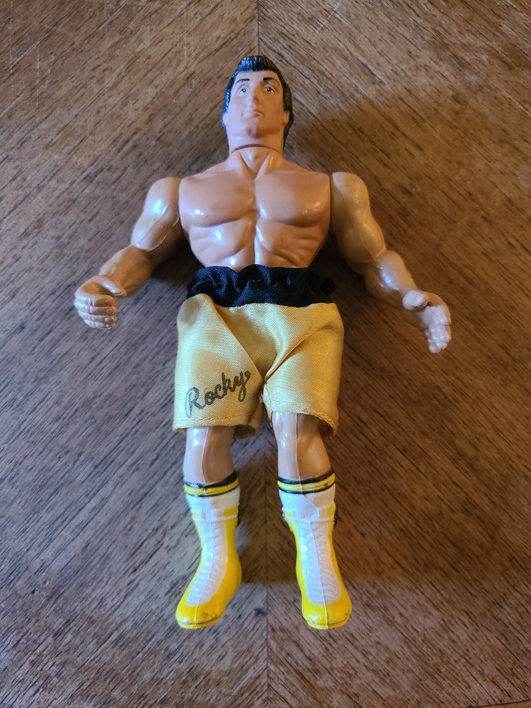 Vintage Pac Phoenix Remco Rocky III 1983 Rocky Balboa Action Figure 5.5″