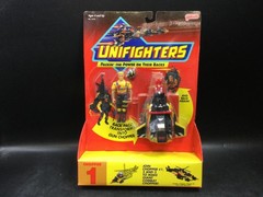 Vintage RARE Unifighters Chopper 1 Action Figure NEW Galoob 1990 Mjr Rip Powers