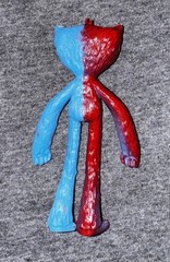 Poppy Playtime Red Blue Scary Huggy Wuggy Bendy Action Figure No Box