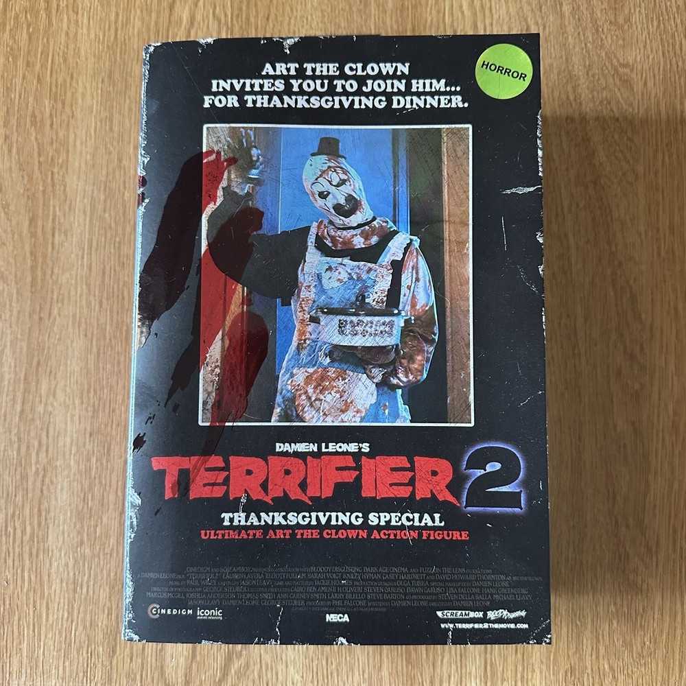 Ultimate Art the Clown Thanksgiving Terrifier 2 NECA Figure *READY TO SHIP