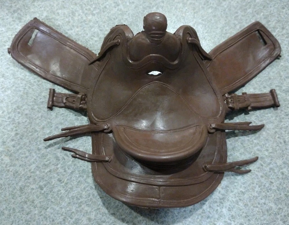 1960’s-70’s Marx Johnny West Brown Saddle Good Cond Intact